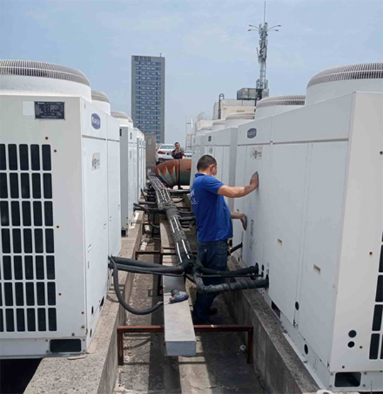 赛罕中央空调制热和不制冷系统维修方法